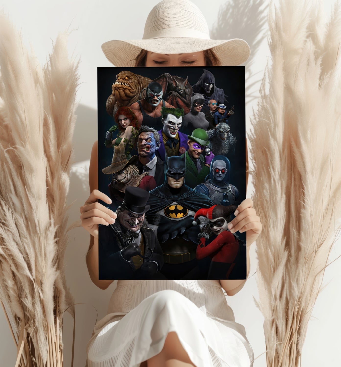 Superheros Universe Aluminum Print